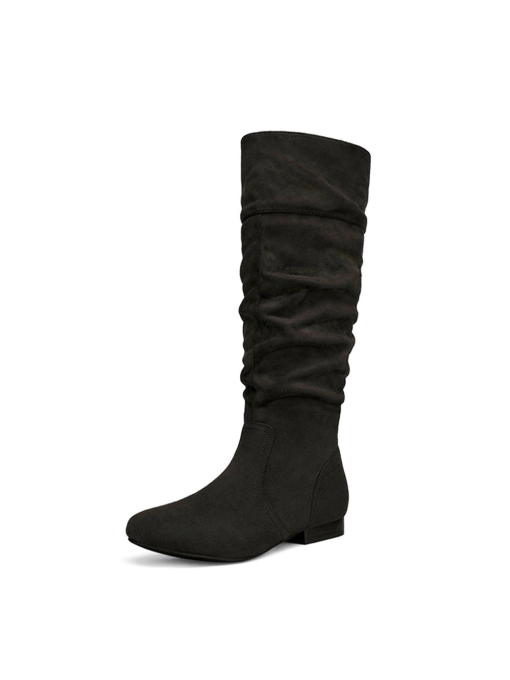 Dream Pairs Black Over-the-Knee Slouch Boot